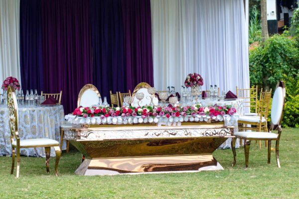 Marble top high table